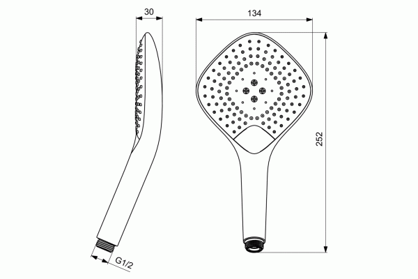 Ручной душ Ideal Standard Idealrain Evo Jet Diamond XL3 B1760AA
