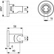 BC806XG IDEALRAIN держатель матовый черный
