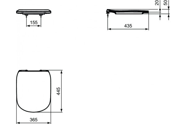 R029901 CET T007901 TESI AquaBlade подвесной унитаз, T352701 крышка, R020467 PROSYS инстталляция + R0117AA OLEAS M1 клавиша, R018667 SmartFlush
