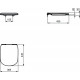 R029901 CET T007901 TESI AquaBlade подвесной унитаз, T352701 крышка, R020467 PROSYS инстталляция + R0117AA OLEAS M1 клавиша, R018667 SmartFlush