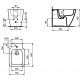Биде напольное Ideal Standard Strada II T296901