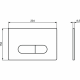 Промо-набор 3 в 1 IDEAL STANDARD: Унитаз T0079V3 + сиденье T3527V3 TESI + инсталляция R020467 PROSYS + панель смыва R0115AC OLEAS