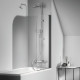 Душевая система Ideal Standard Cerafine O BC749AA в комплекте с настенным смесителем для ванны, хром