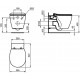 Унитаз с инсталляцией Ideal Standard Connect AquaBlade® P211601