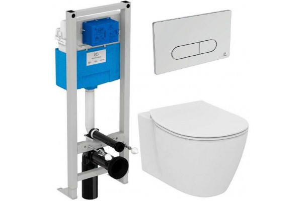 Унитаз подвесной с инсталляцией и кнопкой Ideal Standard ProSys R030701
