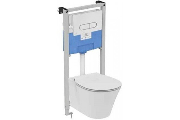 Унитаз подвесной с инсталляцией и кнопкой Ideal Standard ProSys R031001