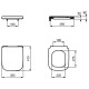 Сиденье для унитаза Ideal Standard I.Life S T473701 Euro White с vикролифтом