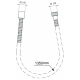 BG135AA ULTRAFLEX пластиковый шланг для душа 1350 мм