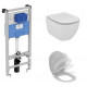 Унитаз с инсталляцией Ideal Standard Prosys Tesi AquaBlade T3868V1