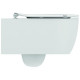 Сиденье с крышкой для унитаза Ideal Standard BLEND CURVE SANDWICH тонкое с микролифтом T520801