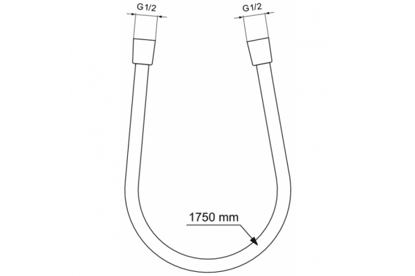 BE175AA IDEALFLEX шланг для душа 1700 мм