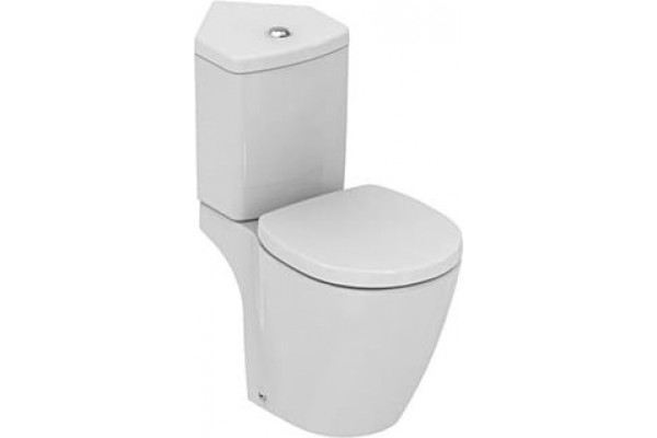 E120201 Connect Spase Угловой бачок для унитаза двойной смыв 3/6 л, нижняя подводка
