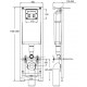 Комплект инсталляции с кнопкой Ideal Standard W3710AA и подвесного унитаза T331101 с крышкой T67940 (SoftClose) W990101