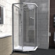 Душевая кабина IDO Showerama 10-5 Comfort 100x100 профиль белый, стекло прозрачное 131.404.207.313