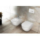Подвесной унитаз ISVEA Infinity 10NF02001SV безободковый, белый, овальный, 36.5x53 см