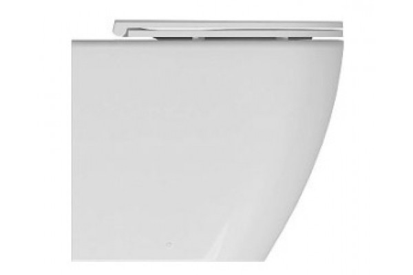 Приставной унитаз ISVEA Infinity 10NF10001SV безободковый, белый, овальный, 36.5x52 см
