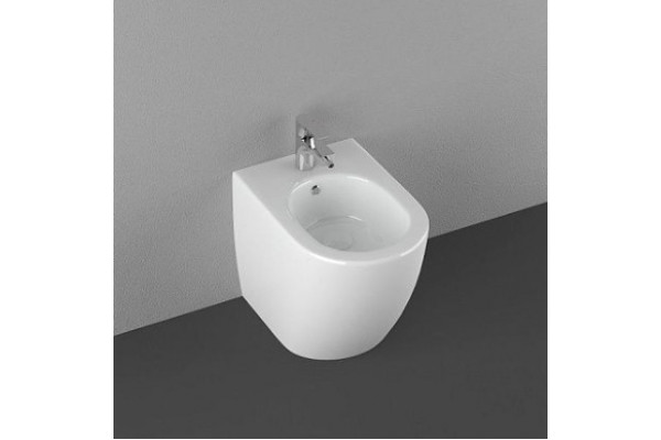 Приставное биде ISVEA Infinity 10NF42001SV белое цвет белый, овальное, 36.5x52 см