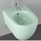 Подвесное биде ISVEA Infinity 10NF41001SV-2T мятно-зеленое, матовое, цвет зеленый, овальное, 36.5x53 см