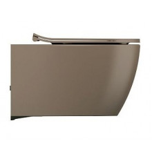Подвесной унитаз ISVEA Sentimenti Neo 10AR02010SV-2H безободковый, коричневый, матовый, овальный, 36.5x51 см