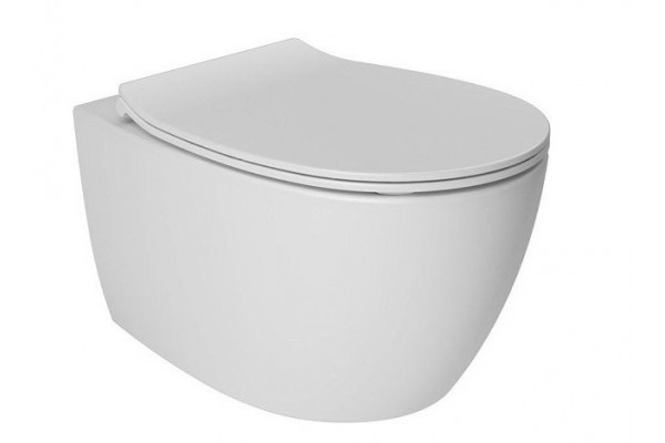 Подвесной унитаз ISVEA Sentimenti Neo 10AR02010SV безободковый, белый, овальный, 36.5x51 см