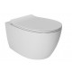 Подвесной унитаз ISVEA Sentimenti Neo 10AR02010SV безободковый, белый, овальный, 36.5x51 см