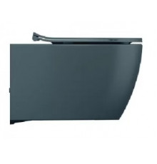 Подвесной унитаз ISVEA Sentimenti Neo 10AR02010SV-2P безободковый, изумрудный, матовый, зеленый, овальный, 36.5x51 см