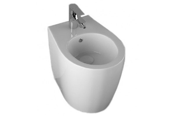 Приставное биде ISVEA Sentimenti Neo 10SM42004SV белое цвет белый, овальное, 36.3x51 см