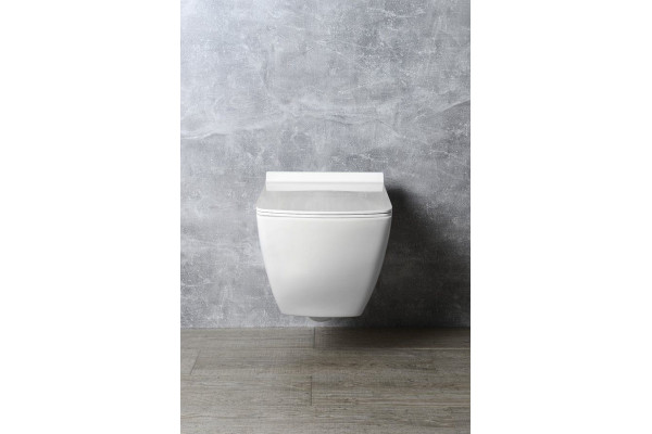 Подвесной унитаз ISVEA Purita 10PL02007SV  белый прямоугольный, 36.5x53 см