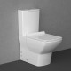 Напольный унитаз ISVEA Soluzione VI 10SZ04002SV белый прямоугольный, 34.5x54.5 см
