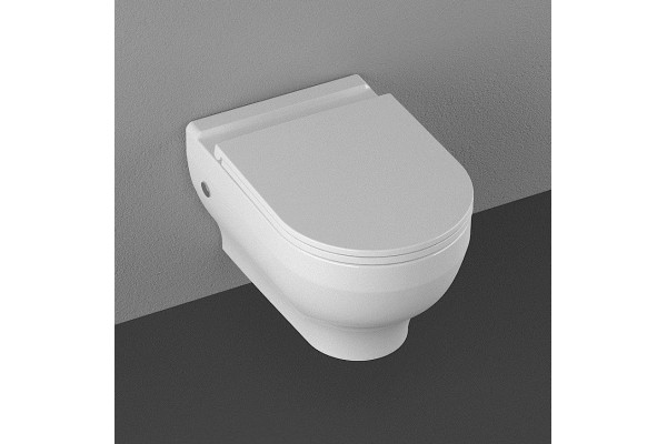 Подвесной унитаз ISVEA Soluzione XI 10KF02002SV безободковый, белый, овальный, 36.3x54.5 см