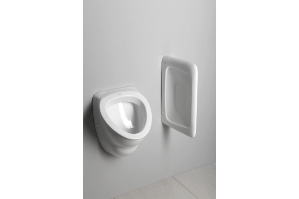 Подвесной писсуар ISVEA Soluzione 10SZ92001DL белый, наружный подвод воды, 39x36.8x56.3 см