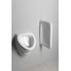 Подвесной писсуар ISVEA Soluzione 10SZ92001DS белый, скрытый подвод воды, 39x36.8x56.3 см