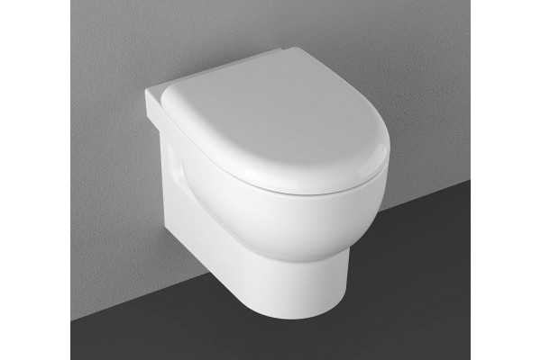 Подвесной унитаз ISVEA Absolute 10AB02002SV безободковый, белый, овальный, 34.7x50 см