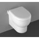 Подвесной унитаз ISVEA Absolute 10AB02002SV безободковый, белый, овальный, 34.7x50 см