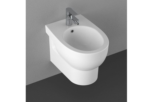 Подвесное биде ISVEA Absolute 10AB41001SV белое цвет белый, овальное, 34.7x50 см