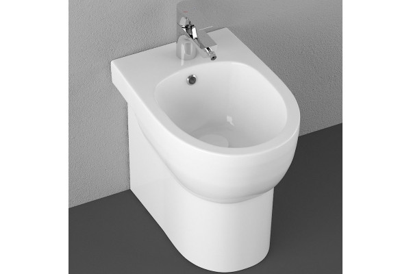 Напольное биде ISVEA  Absolute 10AB42001SV белое цвет белый, овальное, 34.7x50 см