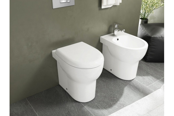 Напольное биде ISVEA  Absolute 10AB42001SV белое цвет белый, овальное, 34.7x50 см