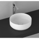 Накладная раковина ISVEA Infinity 10NF65036SV 36х36 белая круглая, цвет белый