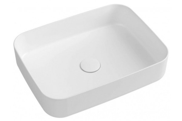 Накладная раковина ISVEA Infinity 10NF65050SV-2L 50х36 белая, матовая, прямоугольная, цвет белый