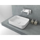 Накладная раковина ISVEA Infinity 10NF65050SV-2L 50х36 белая, матовая, прямоугольная, цвет белый