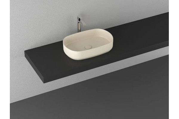 Накладная раковина ISVEA Infinity 10NF65055SV-2K 55х36 слоновая кость овальная, цвет бежевый