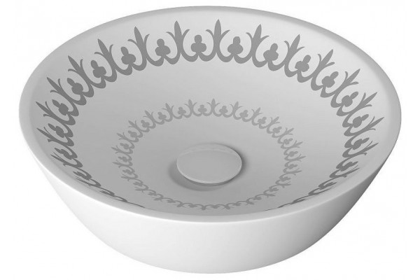 Накладная раковина ISVEA IsveArte 10SY66045SV-CML 45х45 белая круглая, цвет белый