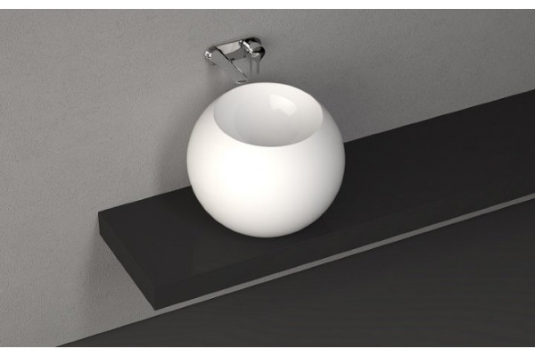 Накладная раковина ISVEA Lunna 10LN75056SV 56х56 белая круглая, цвет белый