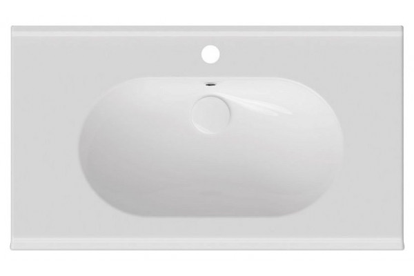 Полувстраиваемая раковина ISVEA Sentimenti 10SM50082SV 81.4х47 белая прямоугольная, цвет белый