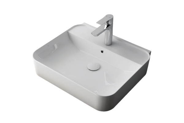 Накладная раковина ISVEA  SistemaU 10PL53050SV 50х51 белая прямоугольная, цвет белый