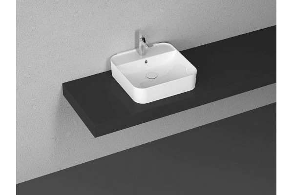 Накладная раковина ISVEA  SistemaU 10PL53050SV 50х51 белая прямоугольная, цвет белый