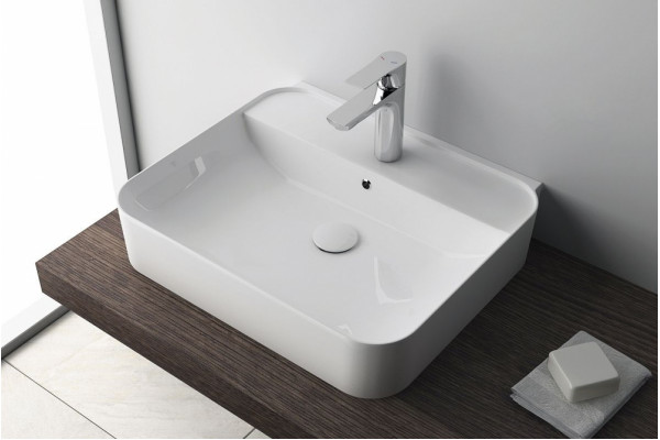 Накладная раковина ISVEA  SistemaU 10PL53050SV 50х51 белая прямоугольная, цвет белый