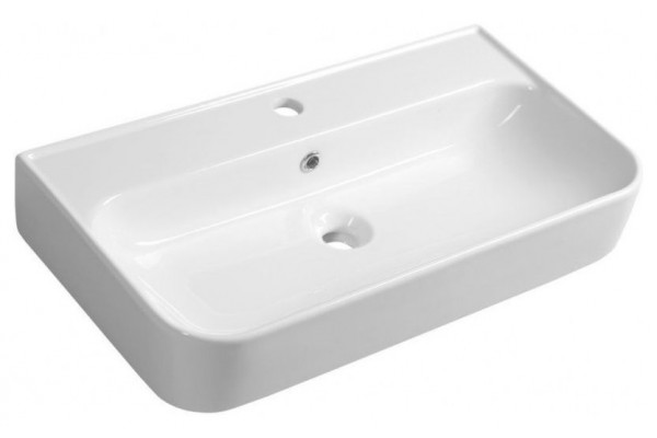 Накладная раковина ISVEA  SistemaU 10PL53070SV 70х38 белая прямоугольная, цвет белый