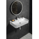 Накладная раковина ISVEA  SistemaU 10PL53070SV 70х38 белая прямоугольная, цвет белый