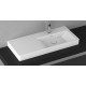 Накладная раковина ISVEA SistemaV 10SV52100SV 101х45.5 белая, правая, прямоугольная, цвет белый